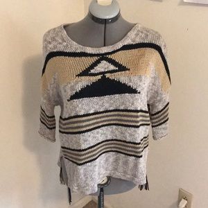 Vintage Havana Short Sleeve Sweater